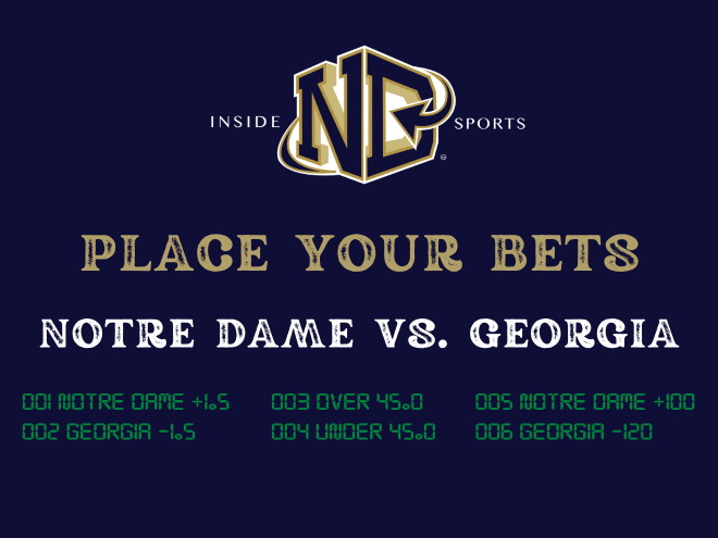 Place Your Bets voting: Notre Dame vs. Georgia