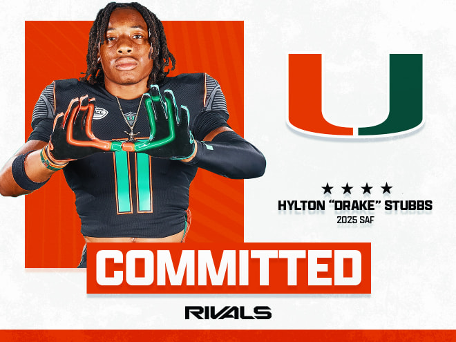 Elite DB Hylton Stubbs picks Miami over Florida on July 4 commitment