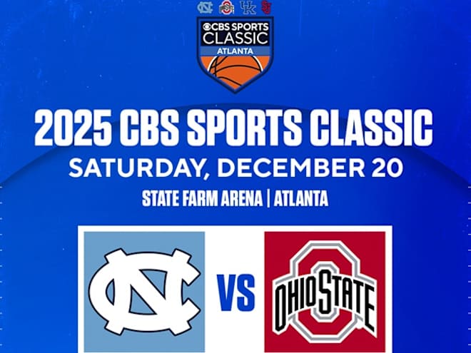 UNC Set to Face Ohio State in CBS Sports Classic
