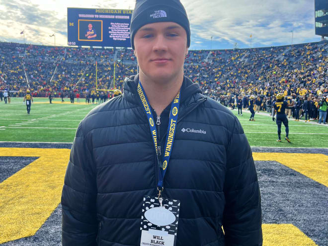 Michigan stands 'at the top' of 2025 OL Will Black's recruitment