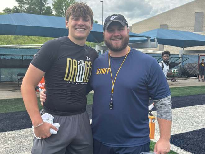 2027 TE Braeden Vetter enjoys time at West Virginia