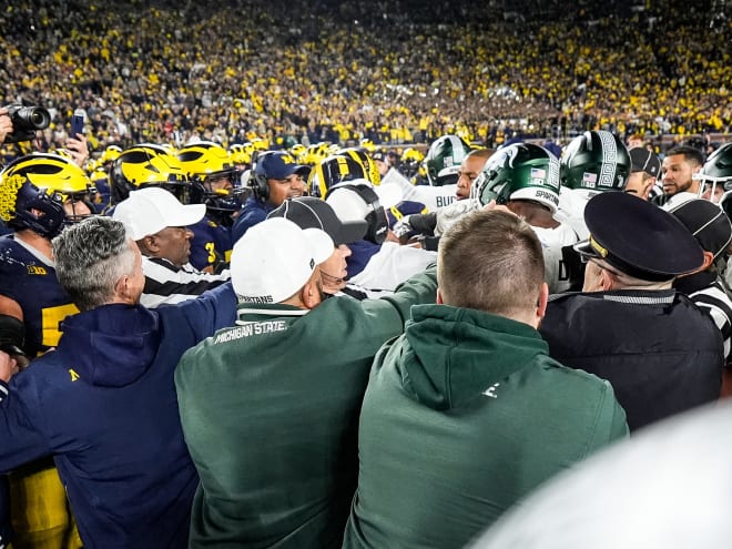 MSU AD Haller has asked the Big Ten to address the scuffle in Ann Arbor