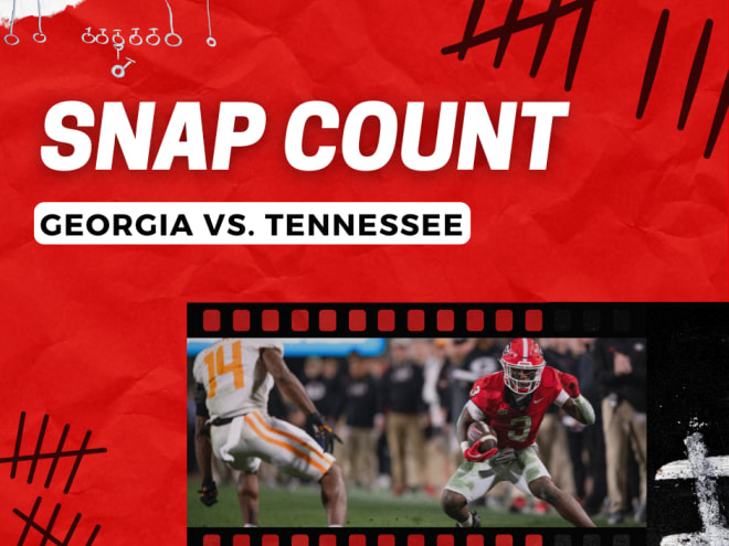 Snap Count: UGA vs Tennessee