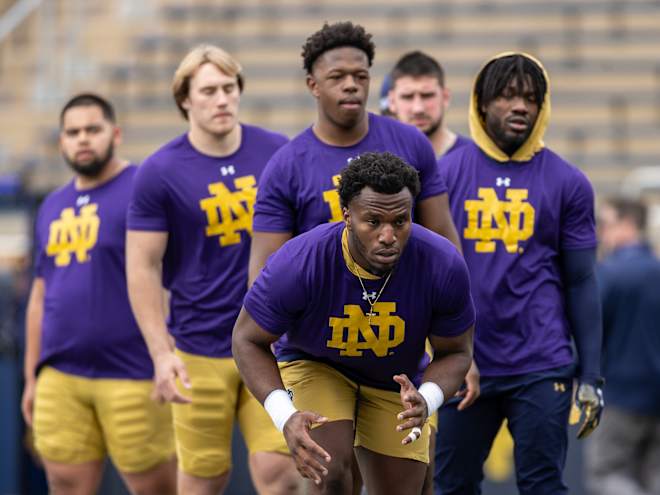 Updating Notre Dame's depth chart projection for upcoming spring football