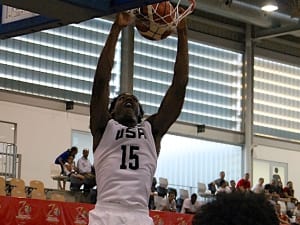 Wiley has double-double in Team USAU17 debut