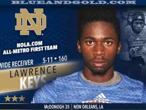 SIGNED: WR Lawrence Keys 