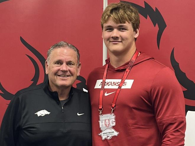 Ashley Walker looks back at Arkansas football commitment