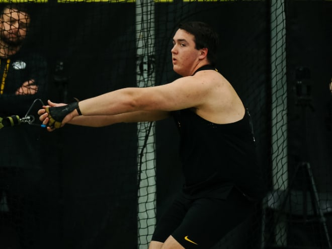 Olympic Spotlight: Johnson Breaks Iowa Weight Throw Record for 3rd Time