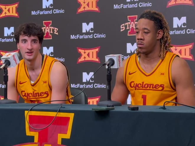 VIDEO: Momcilovic, Jackson talk Iowa State win over Kansas City