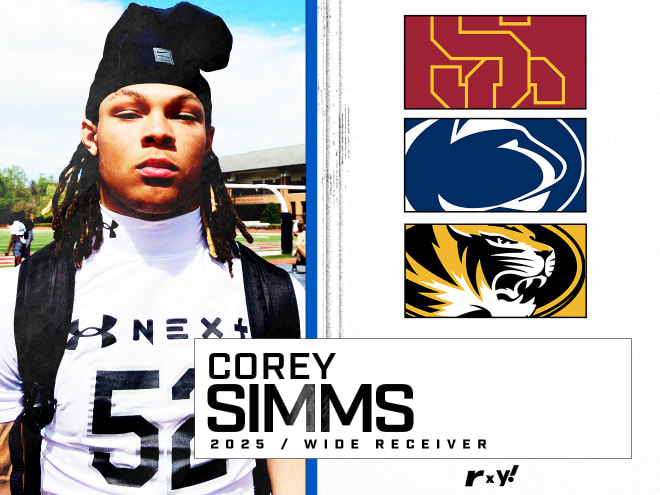 Four-star WR Corey Simms discusses final three schools
