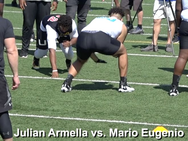 VIDEO: Under Armour Miami - OL vs. DL