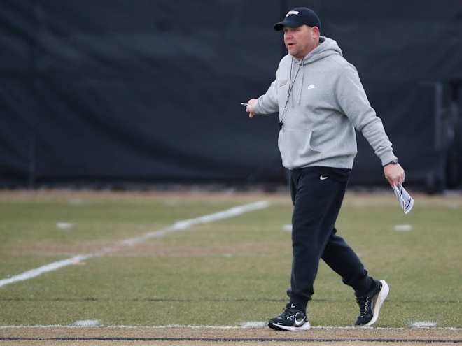 Boilermakers make "great progress" on day one of spring practice