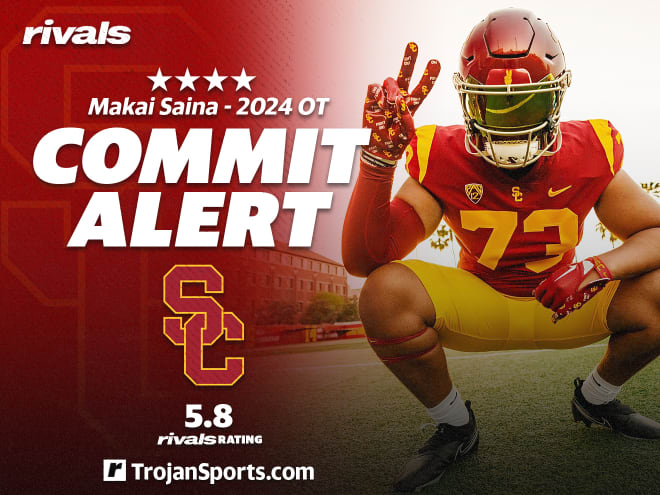 USC continues to load up on OL talent as four-star Makai Saina commits