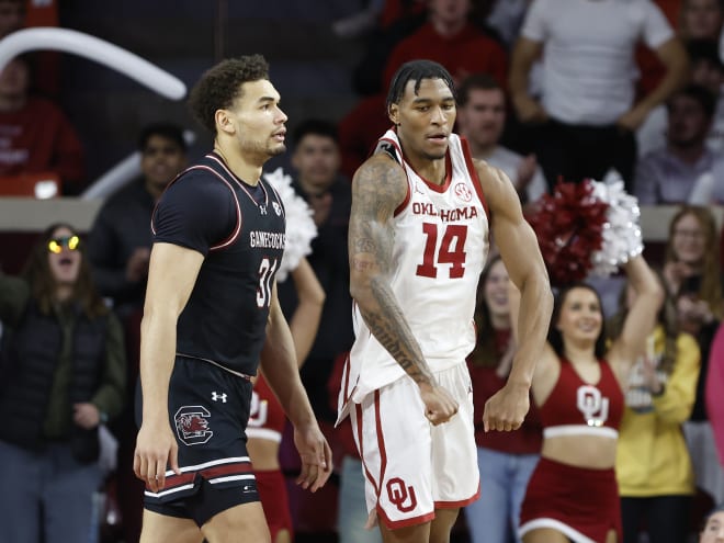 Hoops: Sooners beat South Carolina, secure first SEC win