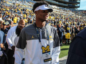 Nico Collins Goes Blue