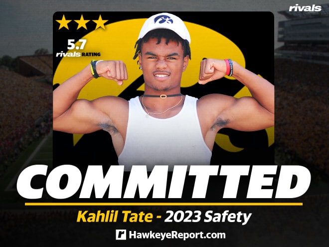 Iowa lands safety Kahlil Tate