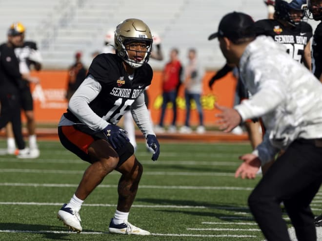 GALLERY: Rayuan Lane III at Senior Bowl Practice