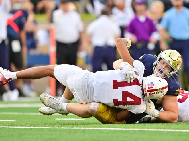 Recap: Stanford gets blown out at No. 11 Notre Dame