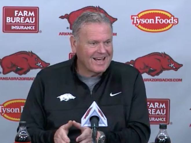 VIDEO: Sam Pittman previews Arkansas spring football