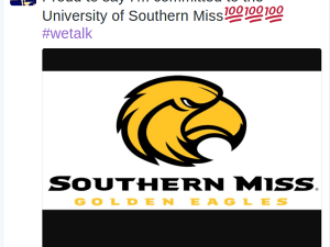 Sykes pledges Southern Miss