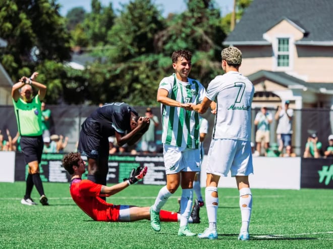 Offensive Explosion Pushes Marshall Men’s Soccer Over Loyola Maryland