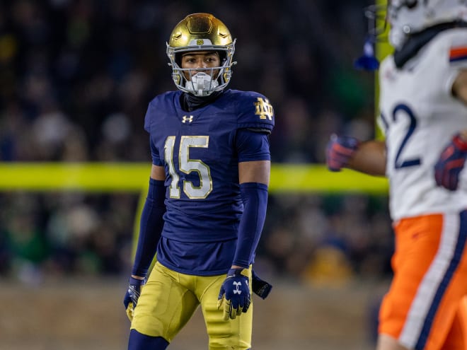 Notre Dame CB Leonard Moore is FWAA's Freshman Defensive Player of the Year