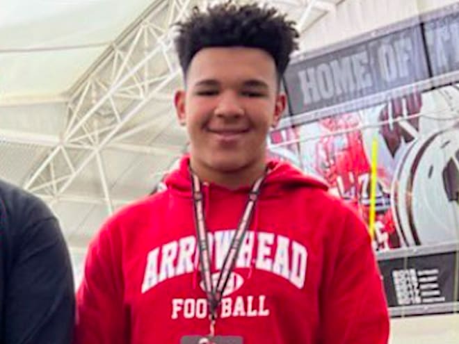 In-state sophomore DL Jace Gilbert takes his first visit to Wisconsin