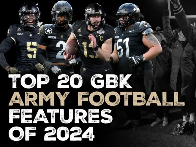 Rewind: A Look Back at GBK’s Top Ten 2024 Army Football's Features