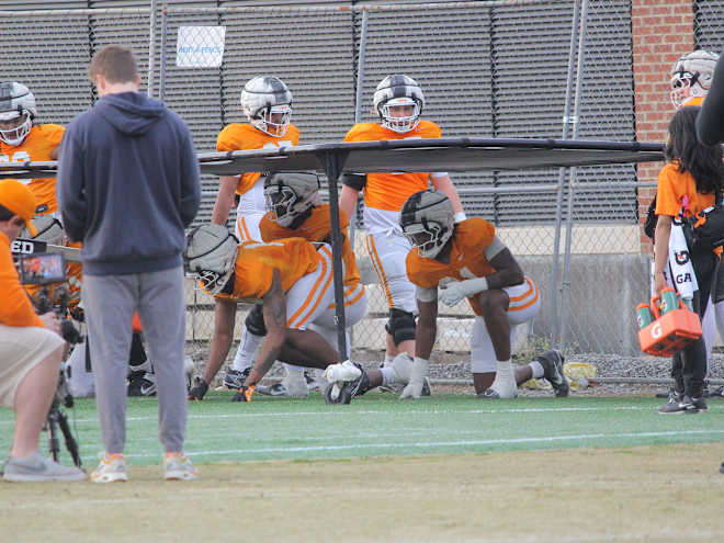 GALLERY: Tennessee football hits the practice field on Friday