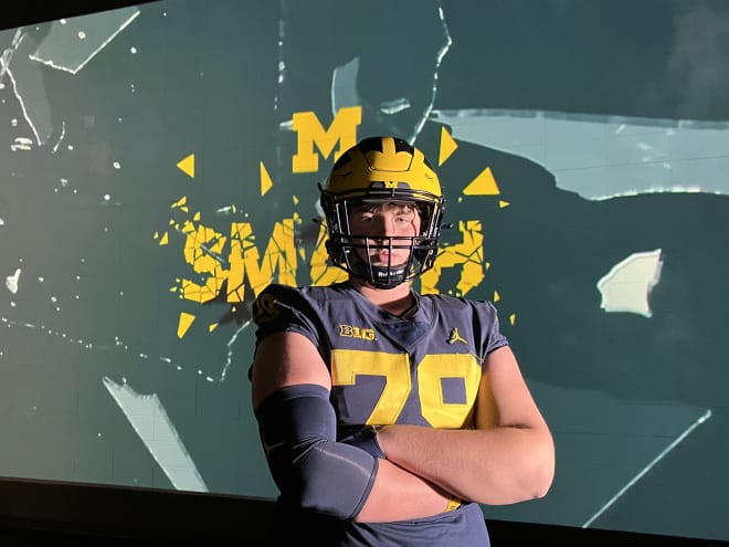 2025 OL Tucker Kattus enjoys 'amazing' weekend visit to Michigan