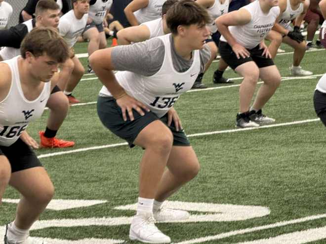 2027 OL Corrado enjoys West Virginia camp stop