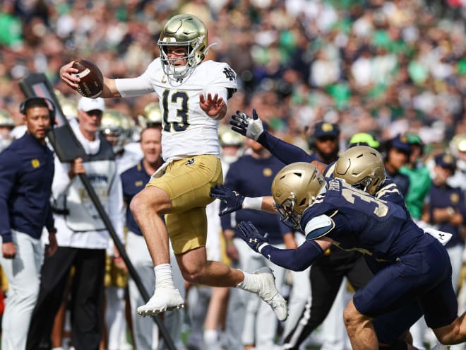 Film Analysis: Riley Leonard put together well-rounded performance vs. Navy