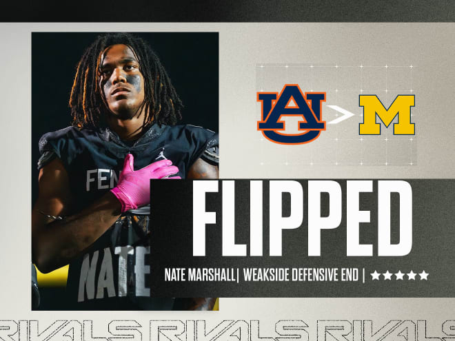 Five-star DE Nate Marshall flips back to Michigan