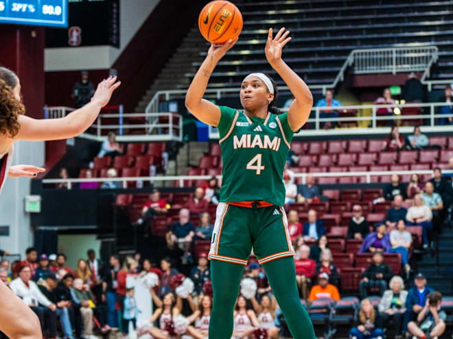 Women's Basketball: Canes fall at Stanford 86-69