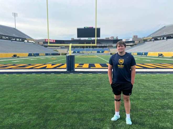 2027 OL Patrick O'Brien talks West Virginia visit
