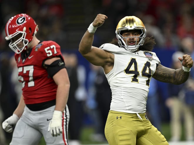 Junior Tuihalamaka's depth chart rise serves as reminder for Notre Dame