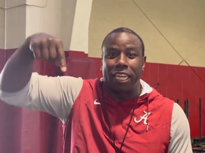 Alabama WR coach JaMarcus Shephard provides impromptu recruiting pitch