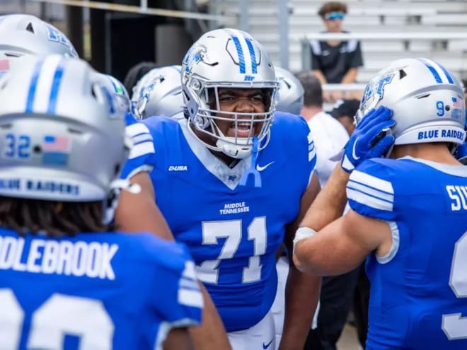 MTSU offensive line plagued by injury woes: 'next man up'