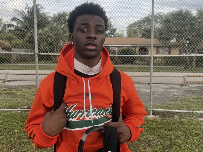 Four-star DB Camdin Portis solid with commitment to Hurricanes