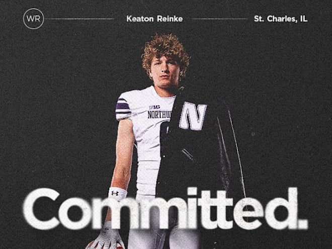 Three-star WR Keaton Reinke is second commit of the day for Northwestern