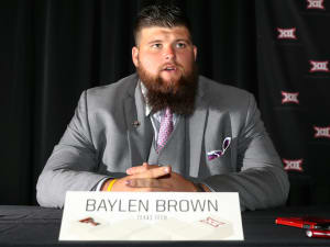 Brown feels Texas Tech's new look OL is meshing, developing well