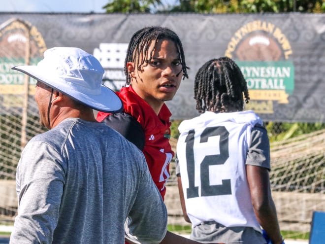 WATCH: USC QB Husan Longstreet Polynesian Bowl Day 4 practice clips