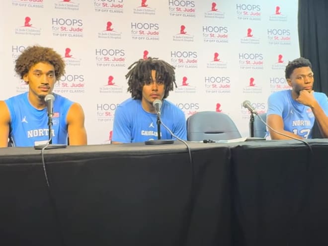 Tar Heels Discuss Exhibition Victory at Memphis