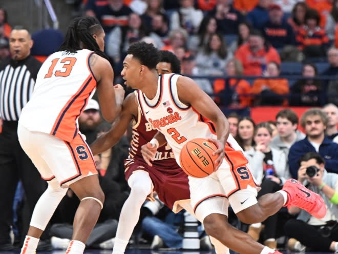 Syracuse shuts down Boston College late in triple overtime victory