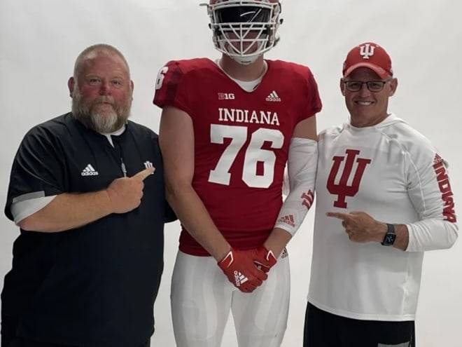 In-state OL Luke Burgess takes unofficial visit to Indiana