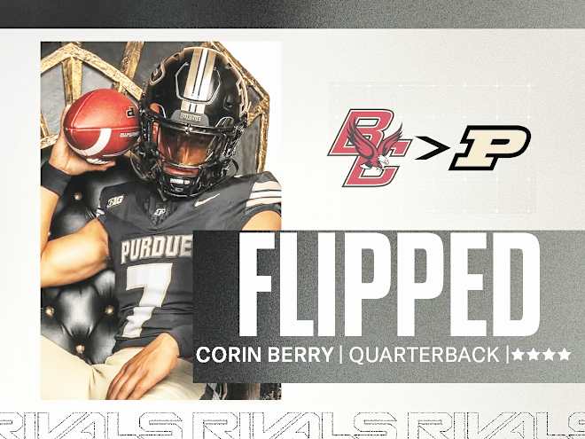 2026 four-star quarterback Corin Berry flips to Purdue from Boston College