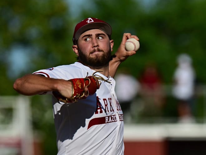 Arkansas blasts No. 1 Texas to take first game of series