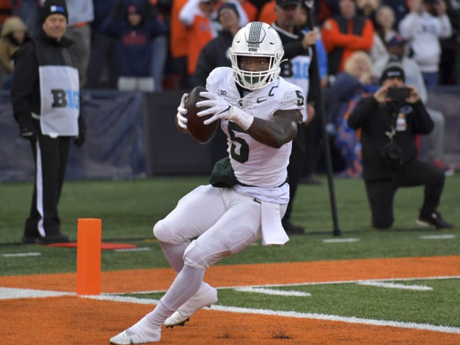 How did PFF grade the Spartans in their loss to Illinois?