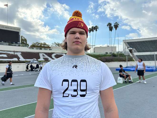 Four-star OT Vlad Dyakonov says USC's recruiting him 'probably the hardest'