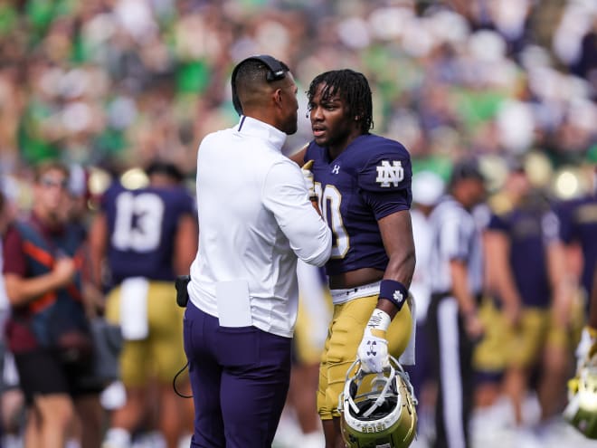 Freeman still counting on Morrison to help lead Notre Dame while sidelined